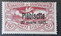 [No. 16-26 Overprinted "Plébiscite 20 mars 1921.", タイプ E9]