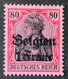 [German Empire Postage Stamps Surcharged "Fr. and C." or "Centimes" & Overprinted "Belgien", tip A6]