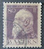 [The 90th Anniversary of the Birth of Prince Luitpold - Type I: Small 9 and no Foot on 1 in "1911". Type II: Large 9 and Foot on 1 in "1911", type G8]