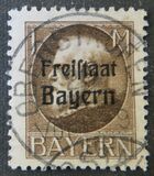 [King Ludwig III Overprinted "Freistaat Bayern", type P13]