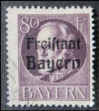 [King Ludwig III Overprinted "Freistaat Bayern", type P12]