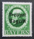 [King Ludwig III Overprinted "Freistaat Bayern", type P17]