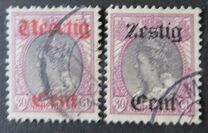 [No 94 Overprinted Veertig or Zestig, type R]