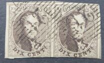 [King Leopold I - Oval 17-17½mm High and 14-14½mm Wide, typ B11]