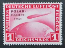 [Graf Zeppelin's North Pole Flying - Overprinted "POLAR - FAHRT - 1931", tegund DN]