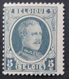 [Koning Albert I. Nieuwe beeltenis. Type "Houyoux", type BU2]
