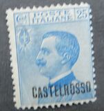 [Italian Postage Stamps Overprinted "CASTELROSSO", type C]