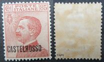 [Italian Postage Stamps Overprinted "CASTELROSSO", type C2]