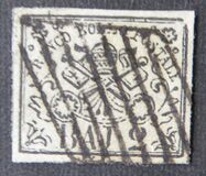 [Coat of Arms - Black Print on Colored Paper, type C]