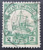 [The Kaiser's Ship "Hohenzollern" - Value in "Cent" & "Dollar", Tipe E1]