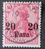 [German Empire Postage Stamps Surcharged - Inscriprion: "DEUTSCHES REICH", Вид D1]