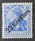 [German Empire Postage Stamps Surcharged, type F2]