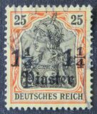 [German Empire Postage Stamps Surcharged - Inscription: "DEUTSCHES REICH" - Watermarked, ประเภท E3]