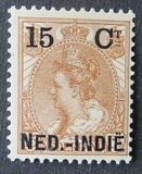 [Queen Wilhelmina - Netherlands Postage Stamps of 1899 Overprinted "NED.-INDIË" and Surcharged, type E2]