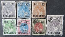 [Queen Wilhelmina - Netherlands Postage Stamps of 1899 Overprinted "NED.-INDIË" and Surcharged, type E]
