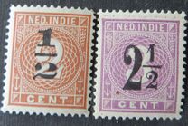 [Numeral Stamps of 1883 Surcharged, type C7]