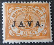 [Numeral Stamps & Queen Wilhelmina - Stamps of 1902-1905 Overprinted "JAVA", ประเภท F11]