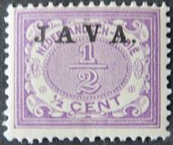 [Numeral Stamps & Queen Wilhelmina - Stamps of 1902-1905 Overprinted "JAVA", ประเภท F7]