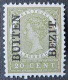 [Numeral Stamps & Queen Wilhelmina - Stamps of 1902-1905 Overprinted "BUTTEN - BEZIT.", Tipi G25]