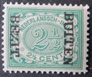 [Numeral Stamps & Queen Wilhelmina - Stamps of 1902-1905 Overprinted "BUTTEN - BEZIT.", Tipi F17]