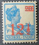 [Queen Wilhelmina Stamp of 1922 Surcharged, tip K20]