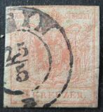 [Coat of Arms - Hand-made Paper with Watermark K.K.H.M. in Sheet, Typ A4]