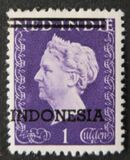 [Queen Wilhelmina - Netherlands Indies Postage Stamps Overprinted "INDONESIA" - 2 Bars, tip B]