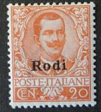 [Italian Postage Stamps Overprinted "Rodi", Tipi H]