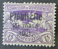 [No. 16-26 Overprinted "Plébiscite 20 mars 1921.", タイプ E1]