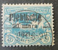 [No. 16-26 Overprinted "Plébiscite 20 mars 1921.", タイプ E2]