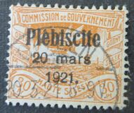 [No. 16-26 Overprinted "Plébiscite 20 mars 1921.", タイプ E4]