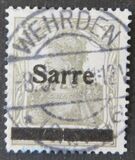 [German Empire Stamps Overprinted "SARRE", type A]