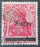 [German Empire Stamps Overprinted "SARRE", type A5]
