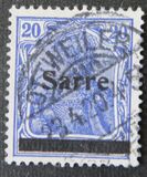 [German Empire Stamps Overprinted "SARRE", type A7]