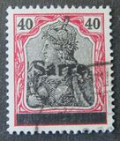 [German Empire Stamps Overprinted "SARRE", type A11]