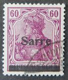 [German Empire Stamps Overprinted "SARRE", 유형 A13]