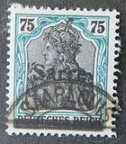 [German Empire Stamps Overprinted "SARRE", 유형 A14]