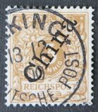 [German Empire Postage Stamps Overprinted "China" in 58 Degree Angle, Typ B]