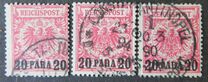 [German Empire Postage Stamps Surcharged, loại B1]