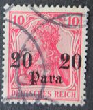 [German Empire Postage Stamps Surcharged - Inscriprion: "DEUTSCHES REICH", type D1]