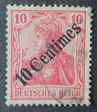 [German Empire Postage Stamps Surcharged, type F1]