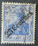 [German Empire Postage Stamps Surcharged, type F2]