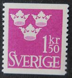 [King Gustaf VI Adolf of Sweden & Tree Crowns - New Colors and Values, type BM23]