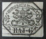 [Coat of Arms - Black Print on Colored Paper, tip G]