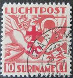 [Airmail - Red Cross. Stamp of 1941 Surcharged, 類型 BJ]