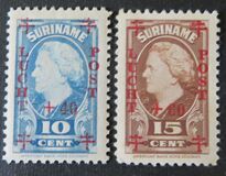 [Airmail - Anti-tuberculosis Fund - Overprinted "LUCHT POST" and Surcharged Premium, Вид CJ]