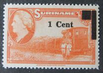 [Stamp of 1945 Surcharged, Scrivi CW]