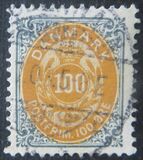 [Royal Emblem - New Drawing - Value in "ØRE" - Different Perforation, tip G24]