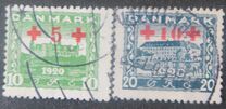 [Reunion with Northern Schleswig Stamps of 1920-1921 with Red Cross  Surcharge, Tip AC]