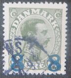 [Wavy Lines & King Christian X Surcharged, Tip AB1]